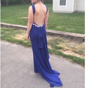 Worn once! Beautiful blue prom dress!
